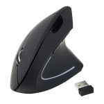 Equipaggia 245110 Mouse wireless ergonomico 1600 DPI nero