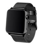 Bracelet en métal noir cool pour Apple Watch 38/40 mm série 1/2/3/4/5/6/SE Bracelet en métal noir cool pour Apple Watch 38/40 mm série 1/2/3/4/5/6/SE
