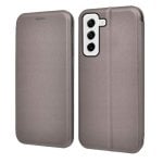 Cooles Flip Cover Case Elegance Silber für Samsung Galaxy S21 FE G990B