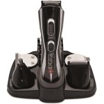 Multigroomer Italian Design I-Trimmer Kabellos 5 Klingen 4 Aufsteckkämme Schnellladung