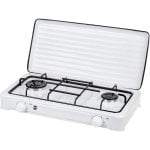 MPM KN-02/1K Cocina de Gas Portátil 2 Zonas Blanca MPM KN-02/1K Cocina de Gas Portátil 2 Zonas Blanca