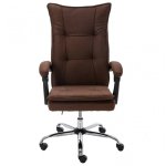 VidaXL Silla de Oficina Marrón