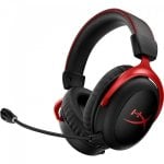 Auricolari HyperX Cloud II Wireless con cancellazione rumore, Gaming 2.4GHz Nero/Rosso