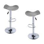 Packs Taburetes Altos - Pack 2 Taburetes Rox - Gris