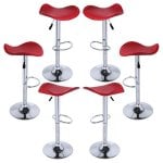 Packs Taburetes Altos - Pack 6 Taburetes Rox - Rojo