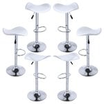 Packs Taburetes Altos - Pack 6 Taburetes Rox - Blanco