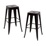 Packs Taburetes Altos - Pack 2 Taburetes Torix Altos - Negro