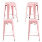 Packs Taburetes Bajos - Pack 4 Taburetes Torix Bajos - Rosa