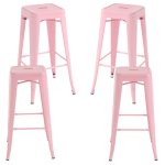 Packs Taburetes Altos - Pack 4 Taburetes Torix Altos - Rosa