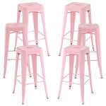 Packs Taburetes Altos - Pack 6 Taburetes Torix Altos - Rosa