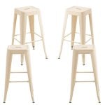 Packs Taburetes Altos - Pack 4 Taburetes Torix Altos - Beige