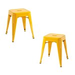 Packs Taburetes Pequeños - Pack 2 Taburetes Torix Pequeños - Amarillo