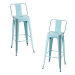 Packs Taburetes Altos - Pack 2 Taburetes Torix Respaldo - Azul cielo