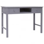 Scrivania in legno grigio VidaXL