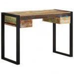 VidaXL Bureau en bois massif recyclé marron