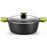 BRA Foodie Cacerola Alta de Aluminio Fundido Inducción 24cm BRA Foodie Cacerola Alta de Aluminio Fundido Inducción 24cm