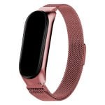 Cool Bracelete de Metal Rosa para Xiaomi Mi Band 5/Mi Band 6/Amazfit Band 5 Cool Bracelete de Metal Rosa para Xiaomi Mi Band 5/Mi Band 6/Amazfit Band 5