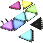 Kit iniziale a nove pannelli Corsair iCUE LC100 Mini Triangles