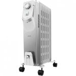 Radiador Elétrico Cecotec ReadyWarm 7000 Space 360 1500W compacto controle mecânico e rodas