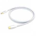 Equip Câble USB-C 3.2 10G Mâle/Mâle 50cm Blanc Equip Câble USB-C 3.2 10G Mâle/Mâle 50cm Blanc