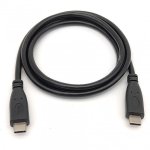 Kabel USB-C 2.0 Männlich/Männlich 2m Schwarz Equip