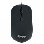 Equipaggia il mouse USB 1600 DPI nero