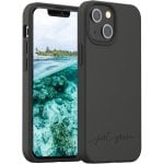 Custodia biodegradabile Just Green Nera per iPhone 13 Mini