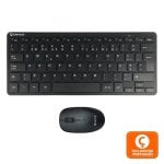 UNYKach Combo MK288 Pro Nano Pack Tastiera wireless + mouse Nero PT