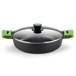 BRA Prior Cacerola Baja Aluminio Fundido con Tapa 32cm BRA Prior Cacerola Baja Aluminio Fundido con Tapa 32cm