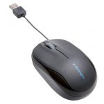 Ratón Kensington Pro Fit USB Retráctil 1000 DPI Noir