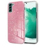Coque Cool Pink Glitter pour Samsung Galaxy S22 Plus S906
