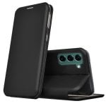 Cool Case Flip Cover Elegance Noir pour Samsung Galaxy S22 Plus S906