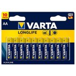 Varta Longlife Pack 10 Pilas Alcalinas AA LR6 1.5V Varta Longlife Pack 10 Pilas Alcalinas AA LR6 1.5V