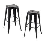 Packs Taburetes Altos - Pack 2 Taburetes Torix Altos - Negro Mate