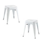 Packs Taburetes Pequeños - Pack 2 Taburetes Torix Pequeños - Blanco