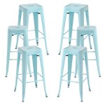 Packs Taburetes Altos - Pack 6 Taburetes Torix Altos - Azul Cielo