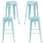 Packs Taburetes Altos - Pack 4 Taburetes Torix Altos - Azul Cielo