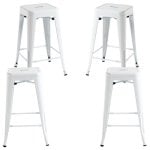 Packs Taburetes Bajos - Pack 4 Taburetes Torix Bajos - Blanco
