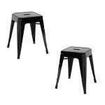 Packs Taburetes Pequeños - Pack 2 Taburetes Torix Pequeños - Negro