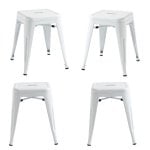 Packs Taburetes Pequeños - Pack 4 Taburetes Torix Pequeños - Blanco
