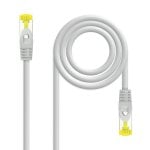 Cabo de Rede Nanocabo RJ45 SFTP LSZH Cat.6A 25cm Cinza