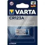 Varta LITHIUM Cylindrical CR123A, CR17345 (Batteria a celle rotonde, 3V) Blister da 1