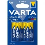 Varta LongLife Power Pack 6 Pilas Alcalinas AA LR6 Varta LongLife Power Pack 6 Pilas Alcalinas AA LR6