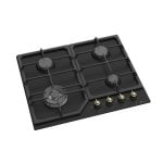 Solthermic SA022W Placa de Gas 4 Zonas Negra