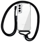 Fantastica custodia con cordino nero per Samsung Galaxy S22 S901