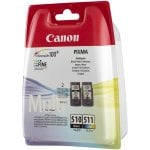 Canon Multipack de cartouches d'encre PG-510/CL-511 BK/C/M/Y