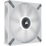 Corsair ML140 LED ELITE Premium Ventola bianca da 140 mm LED bianco a levitazione magnetica PWM