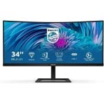 Monitor Philips E Line 346E2CUAE 34" WQHD+ 100Hz VA Curved USB-C 1ms FreeSync Premium