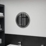 Vidaxl Espejo De Pared De Vidrio Templado 40 Cm
