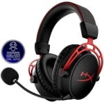 HyperX Cloud Alpha Wireless Auriculares Gaming Inalámbricos PC Negro/Rojo